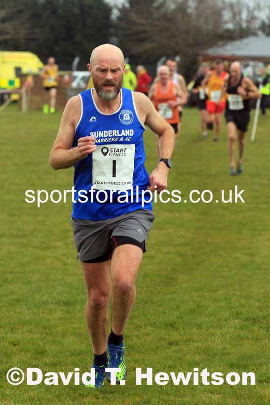Mens 35 to 64 2023 NEMAA Cross Country, Croft Circuit, North Yorkshire. Photo: David T. Hewitson/Sports for All Pics